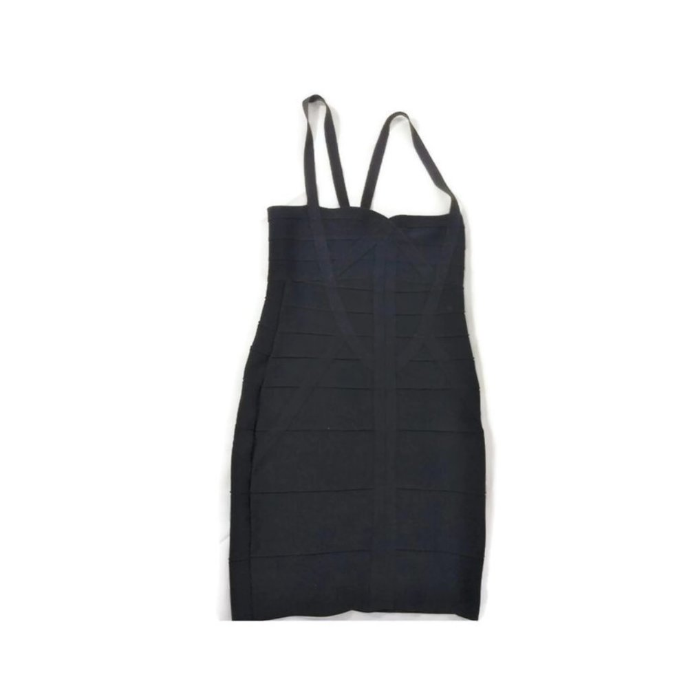 Olive Olivia Black LBD Black Dress Stretch Fitted Mini Women's Size Small